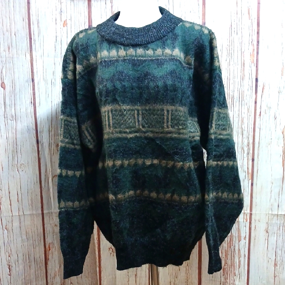 Vintage Tejidos Ruminahui Vintage Wool Patterned … - image 4